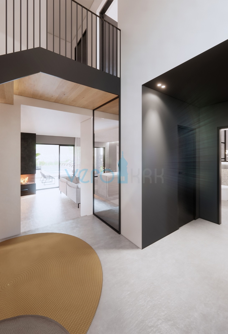 Vrbnik, luksuzna novogradnja s bazenom u mirnom okružju