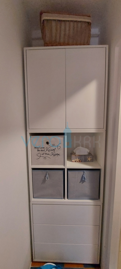 Malinska, okolica, apartman 28 m2 u prizemlju sa natkrivenim balkonom i pogledom na more