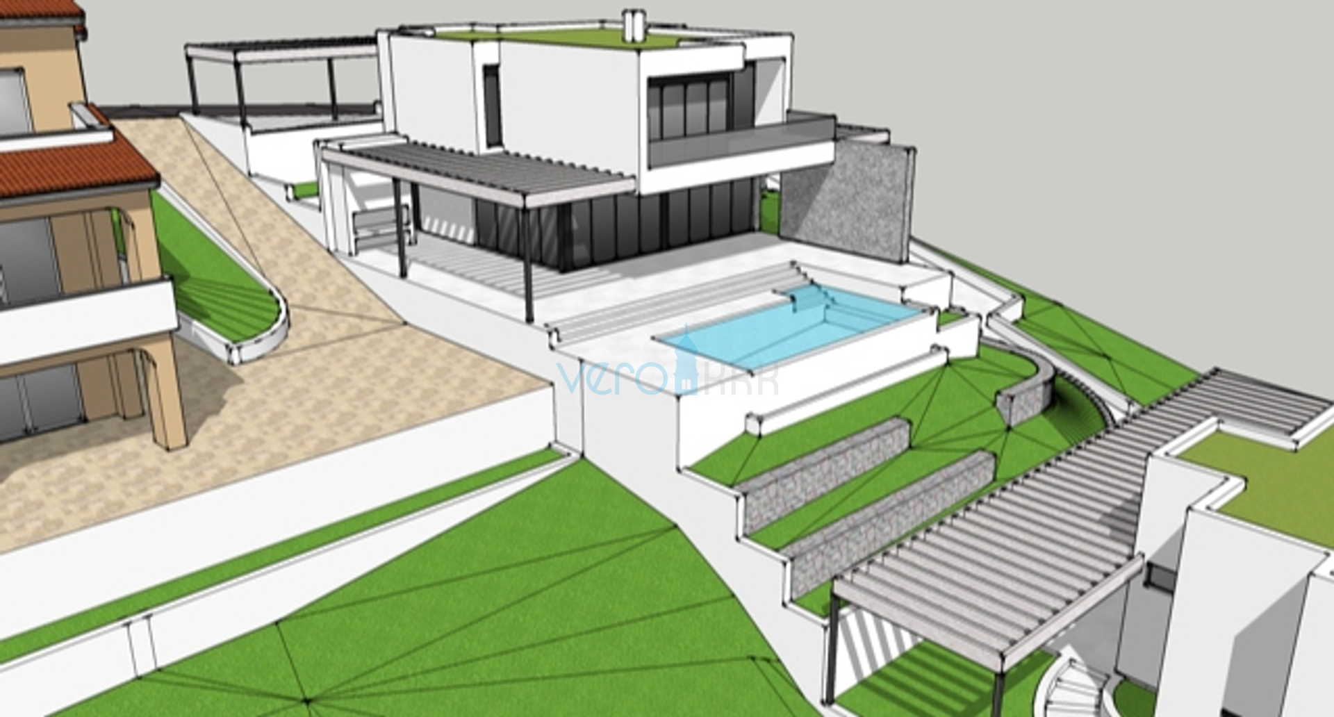 Crikvenica, Građevinsko zemljište s projektom i otvorenim pogledom na more