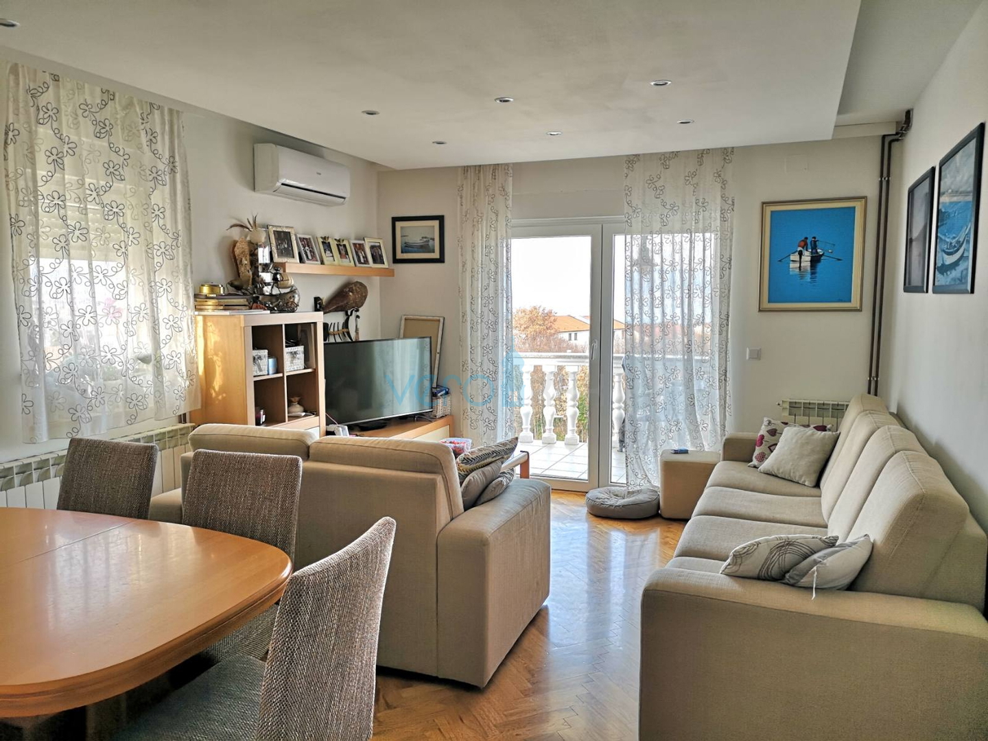 Malinska, Dvoetažni stan s pogledom na more