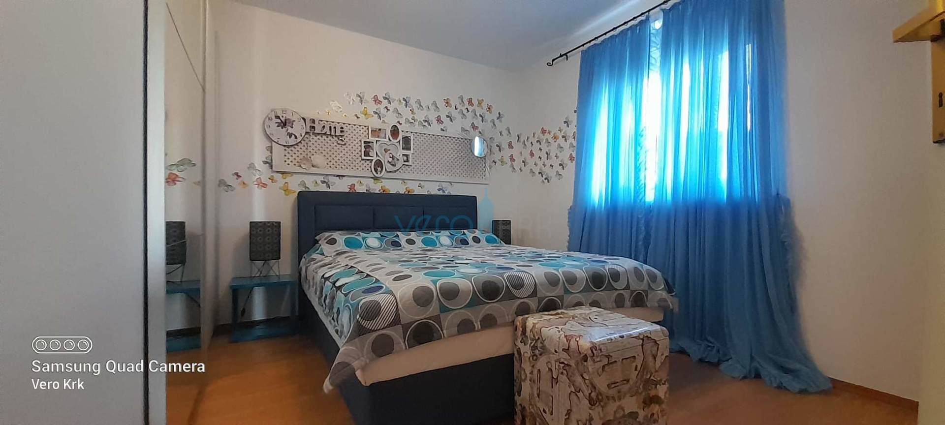 Krk, weitere Umgebung, Wohnung 55m2, Garten 59m2, Aussicht, Verkauf