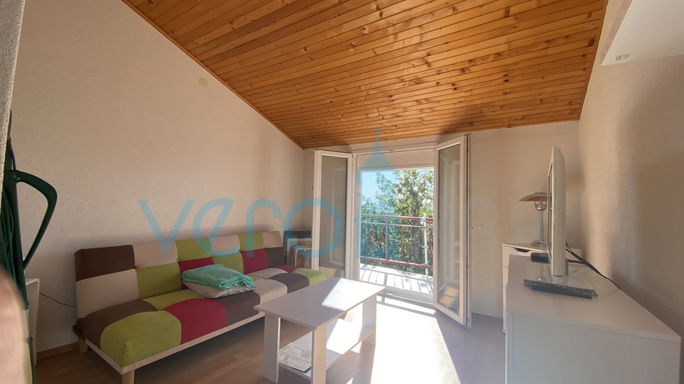 Crikvenica, Jadranovo, Apartment mit zwei Schlafzimmern, Wohnzimmer und offenem Meerblick!