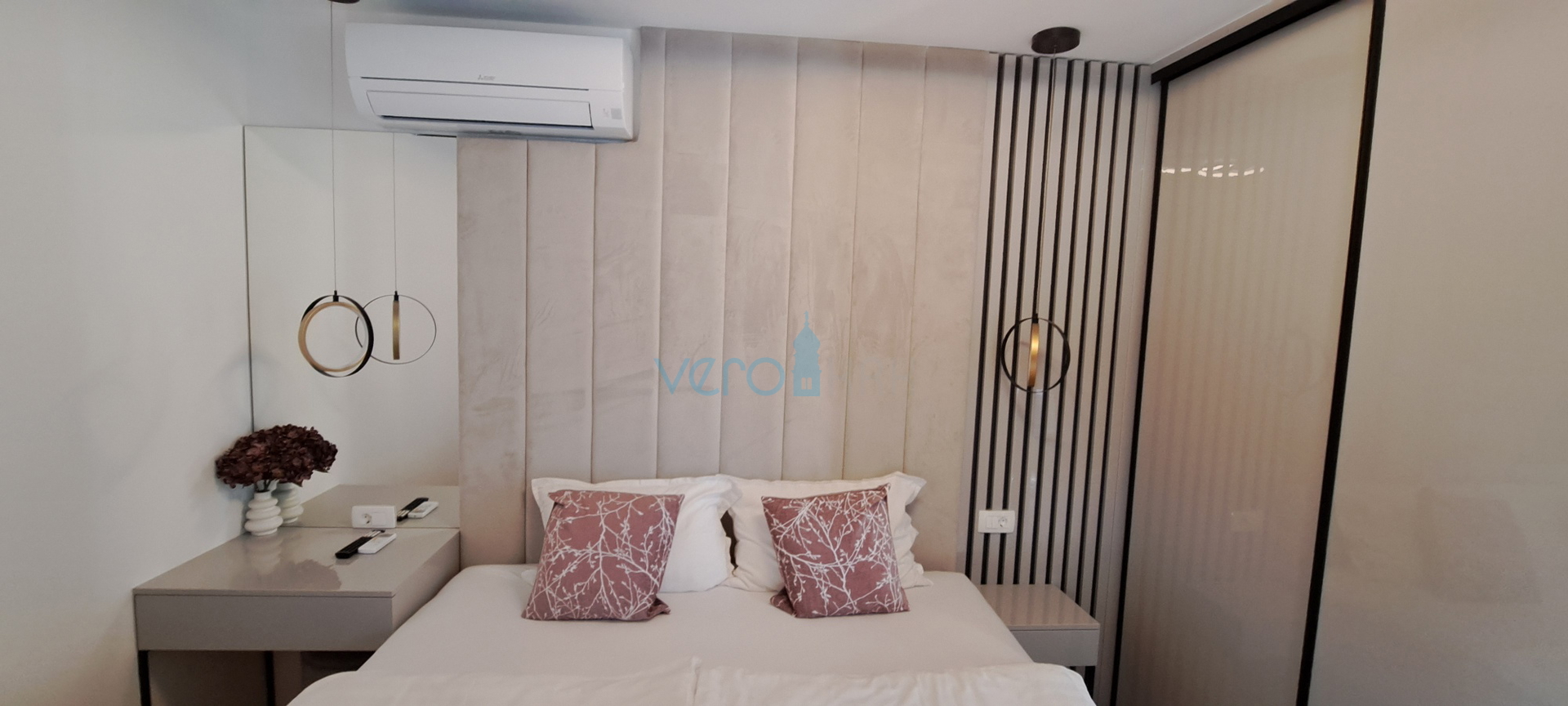 Malinska, okolica, luksuzan stan 88 m2 na katu novoizgrađene vile sa pogledom i bazenom, prodaja