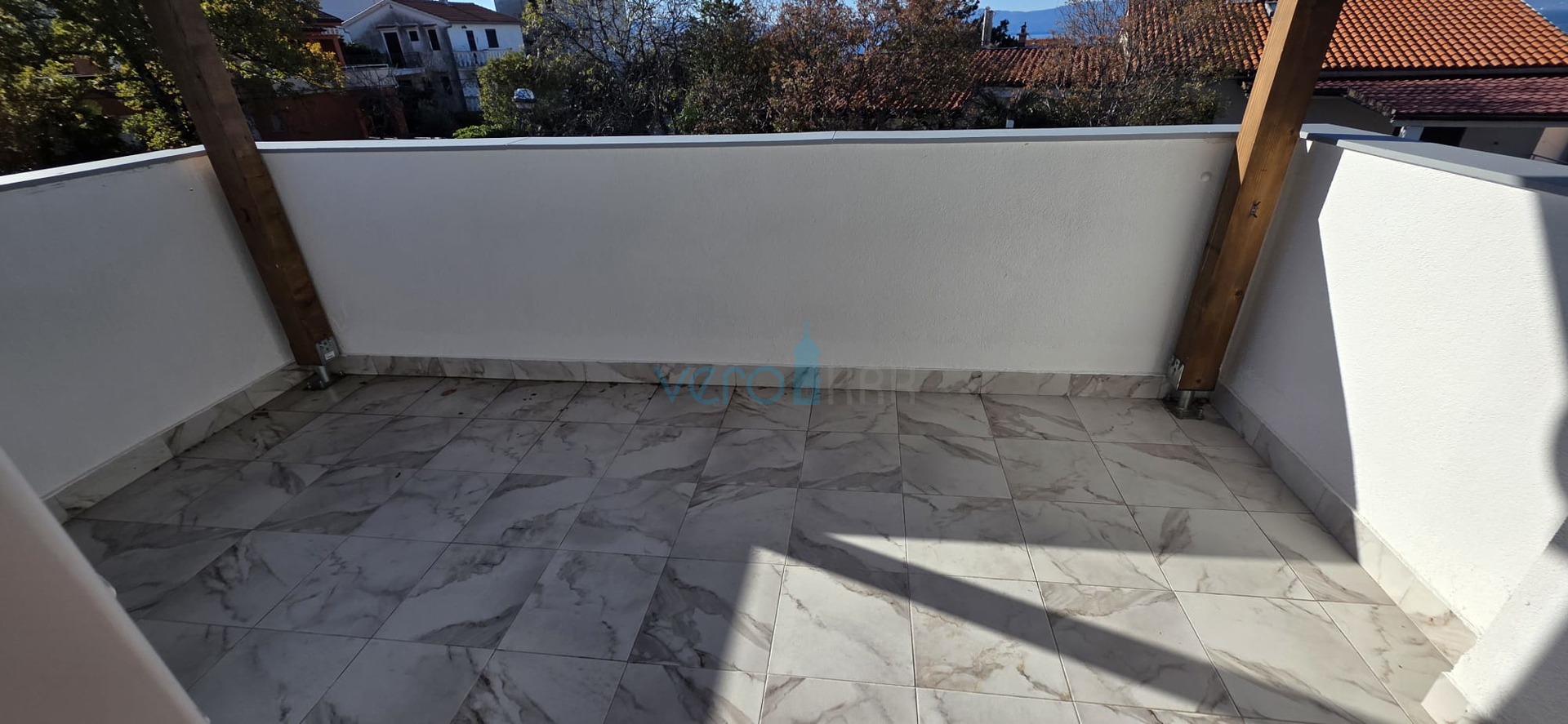 Njivice, island of Krk, apartment with a beautiful sea view, for sale