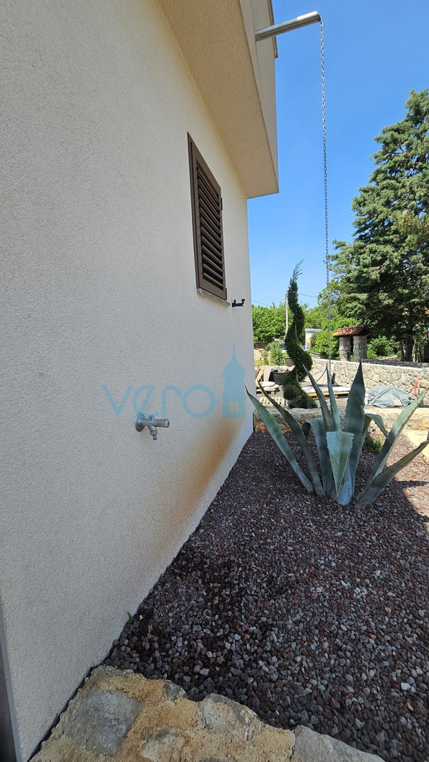 Krk Island, town of Krk, wider area, newly built semi-detached house with a swimming pool, yard, for sale