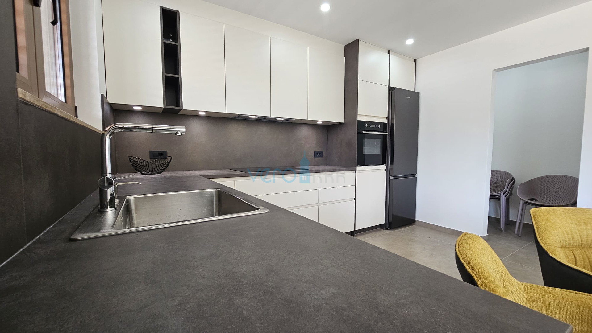 Krk Island, town of Krk, wider area, newly built semi-detached house with a swimming pool, yard, for sale