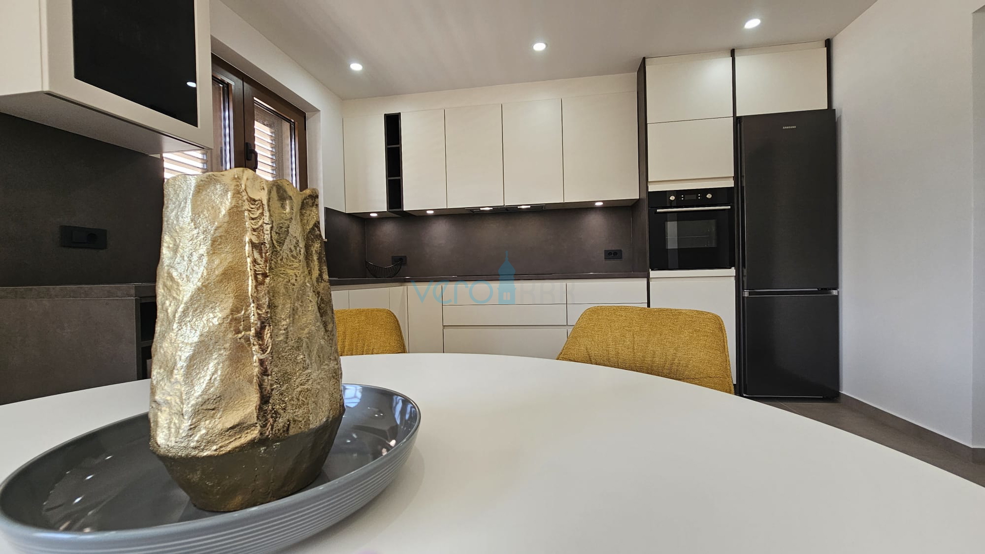 Krk Island, town of Krk, wider area, newly built semi-detached house with a swimming pool, yard, for sale