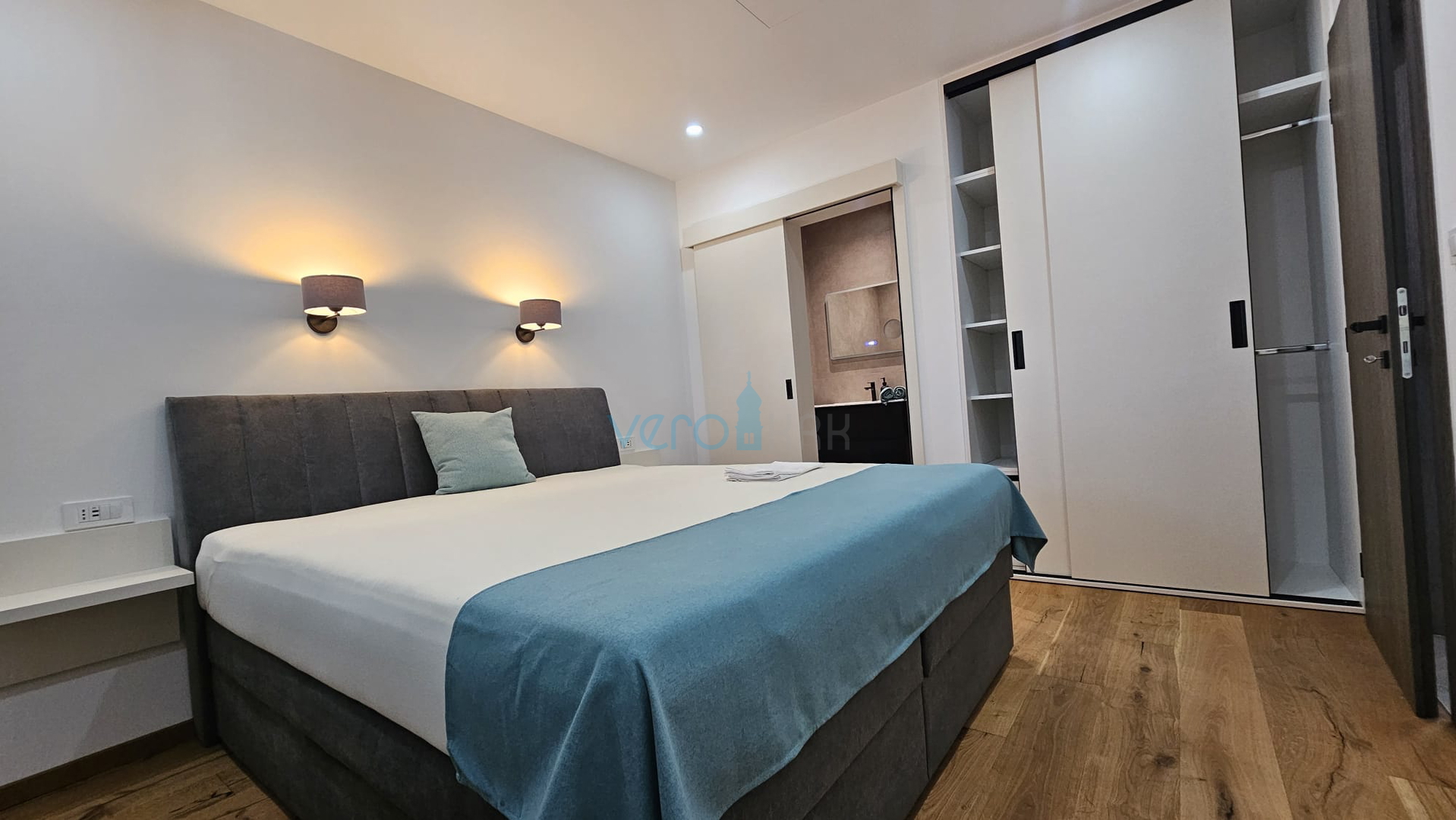 Krk Island, town of Krk, wider area, newly built semi-detached house with a swimming pool, yard, for sale