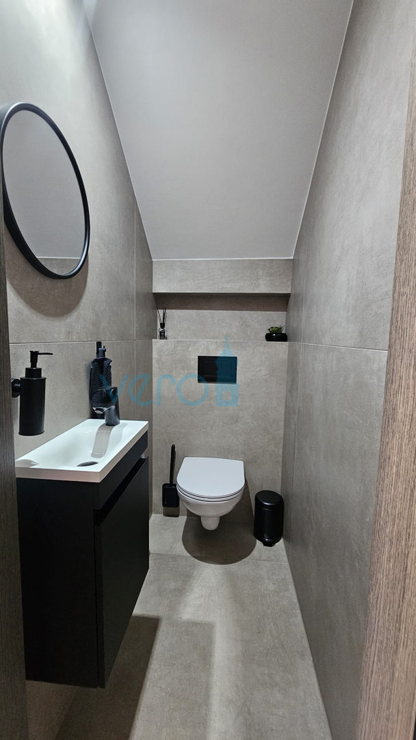 Krk Island, town of Krk, wider area, newly built semi-detached house with a swimming pool, yard, for sale