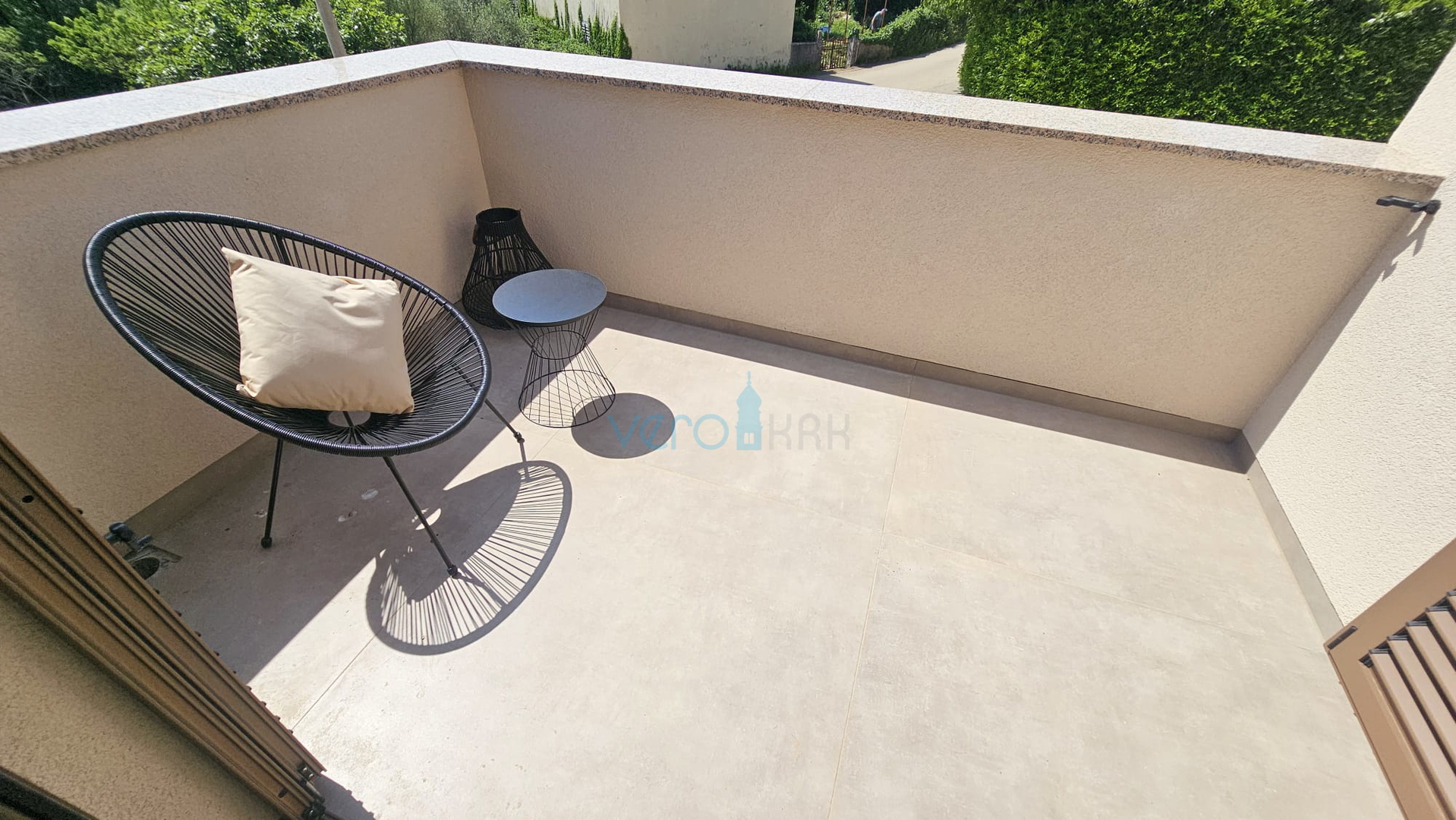 Krk Island, town of Krk, wider area, newly built semi-detached house with a swimming pool, yard, for sale