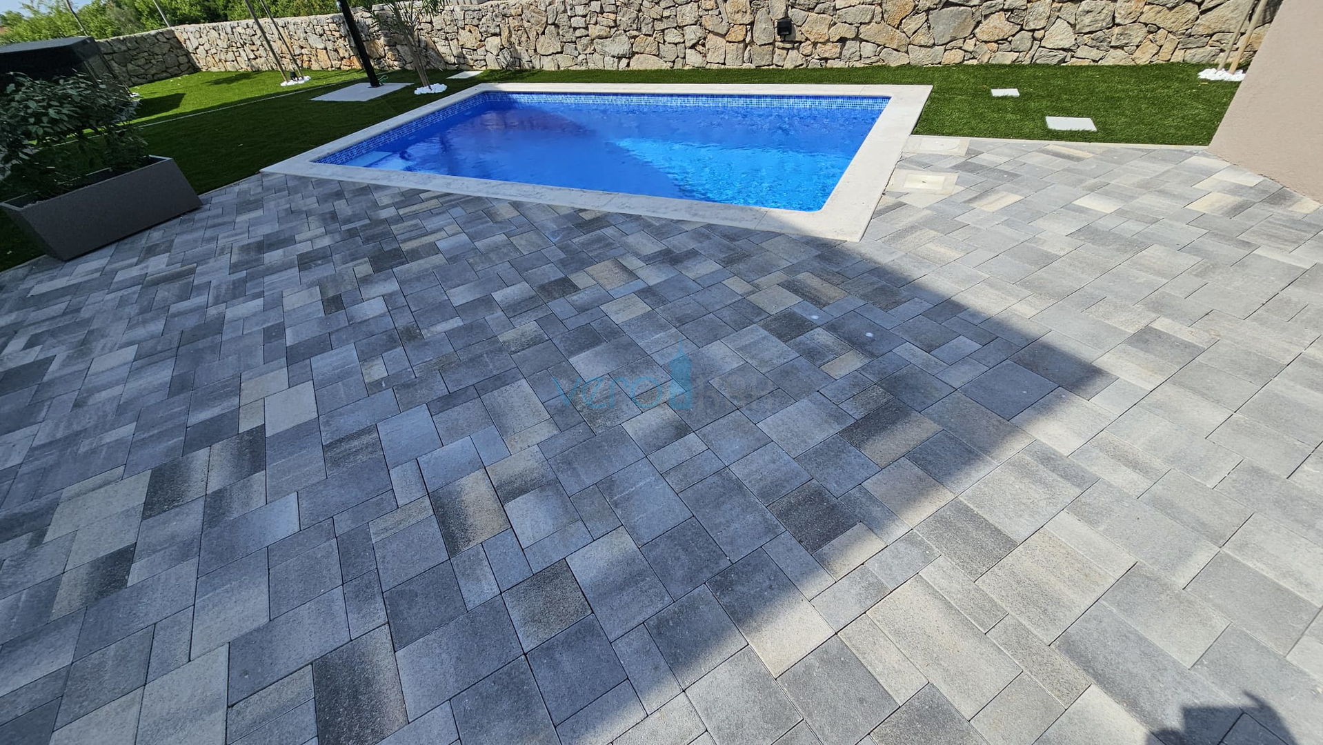 Krk Island, Krk town, surroundings, villa 200m2, swimming pool, open view, for sale