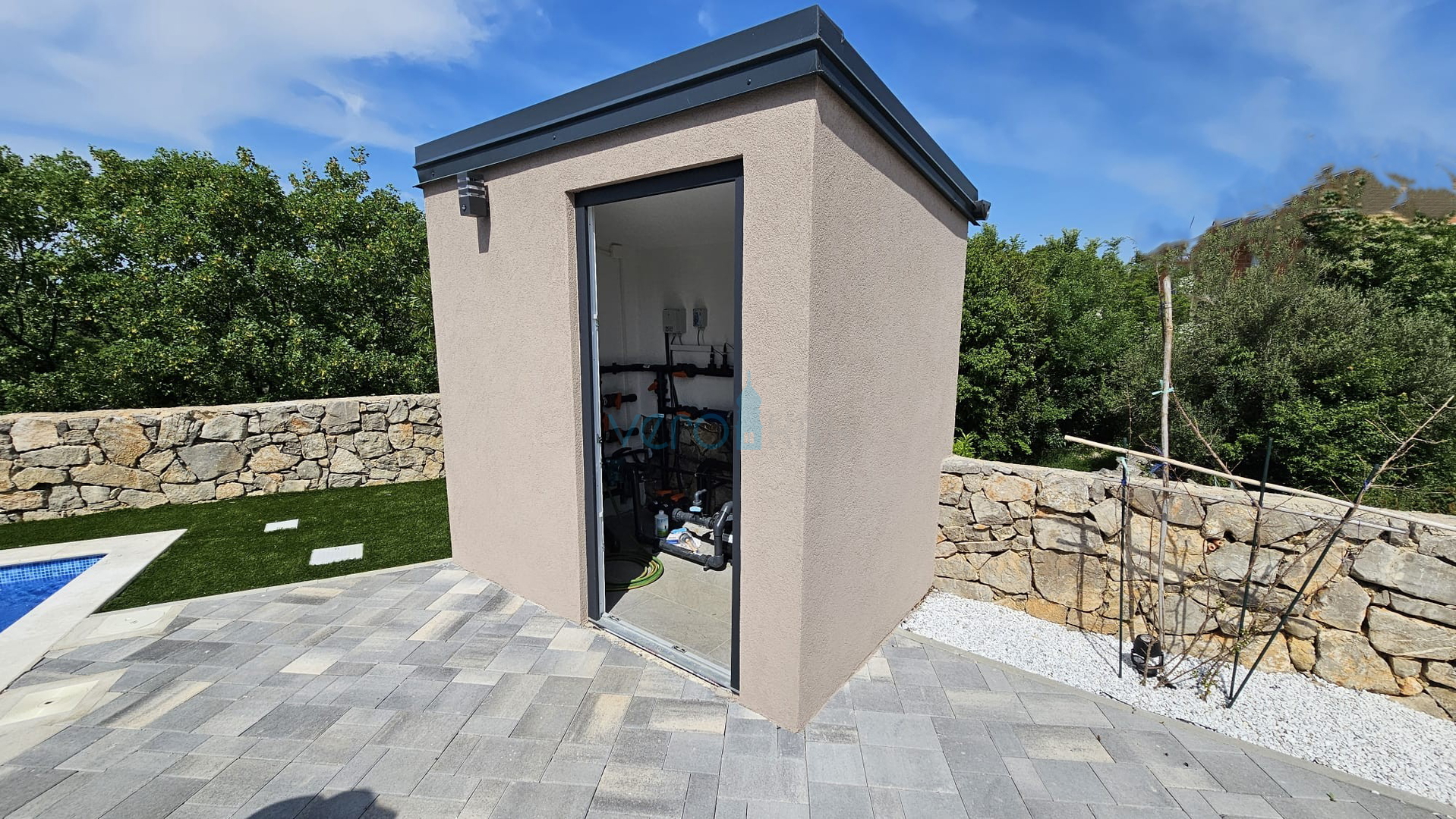 Krk Island, Krk town, surroundings, villa 200m2, swimming pool, open view, for sale