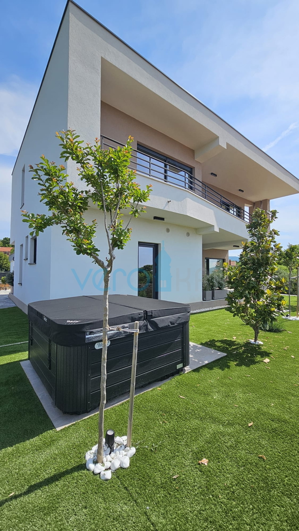 Krk Island, Krk town, surroundings, villa 200m2, swimming pool, open view, for sale