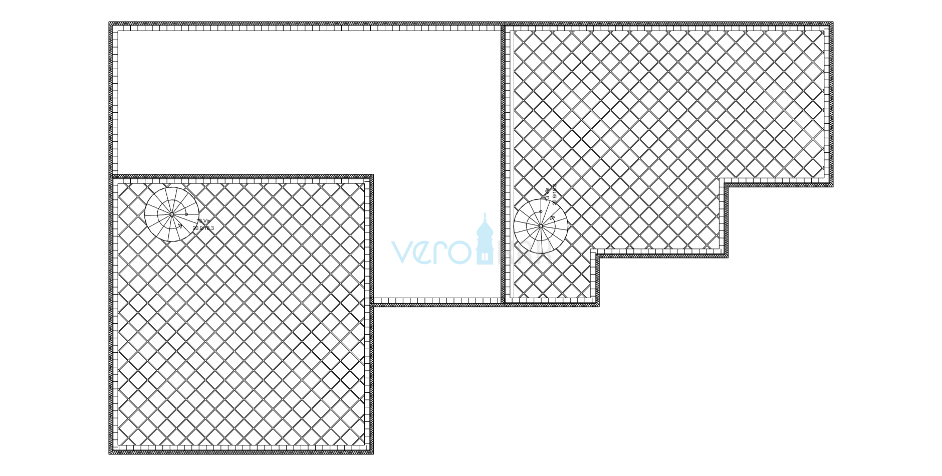 Otok Krk, zapadni dio otoka, Milohnić, zemljište sa projektom za gradnju, 1654 m2 na odličnoj lokaciji, prodaja