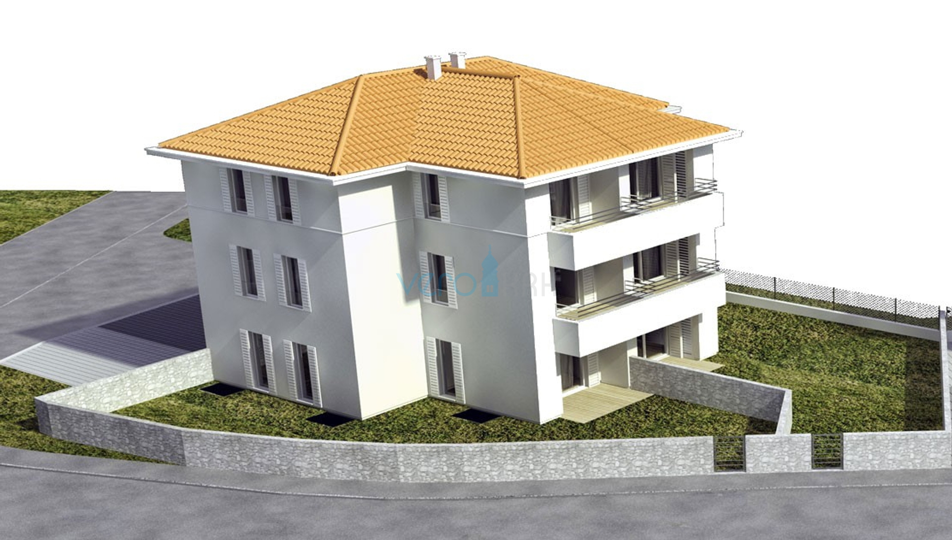 Šilo, otok Krk, dvosoban stan, prizemlje, okućnica, prodaja