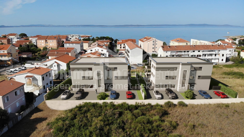 Zadar, Privlaka, apartmaji v novogradnji 200 m od morja