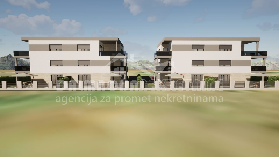 Zadar, Privlaka, apartmaji v novogradnji 200 m od morja