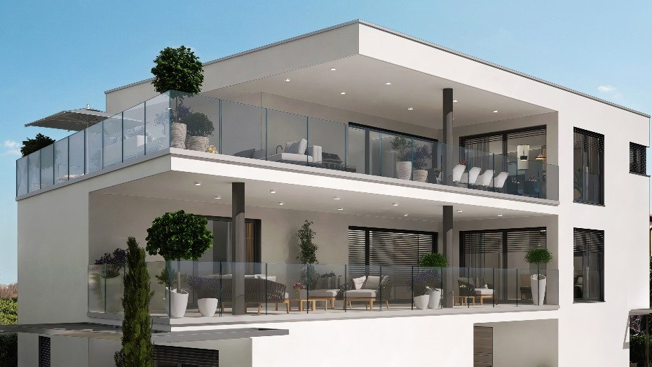 Residential building land with a sea view in Brtonigla