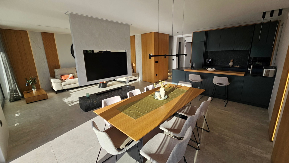 Luxury modern villa with a pool available for long-term rent