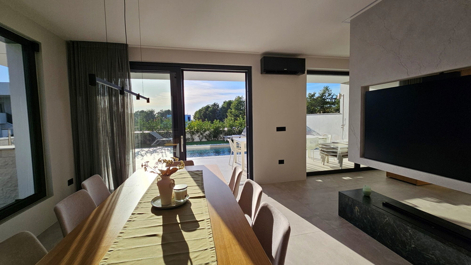 Luxury modern villa with a pool available for long-term rent