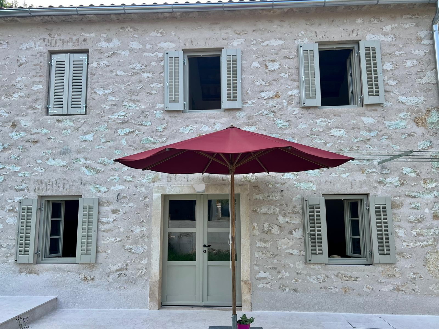 Neues Steinhaus in Brtonigla mit Meerblick