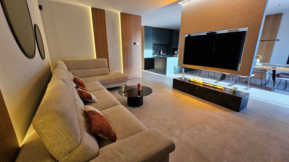 Luxury modern villa with a pool available for long-term rent