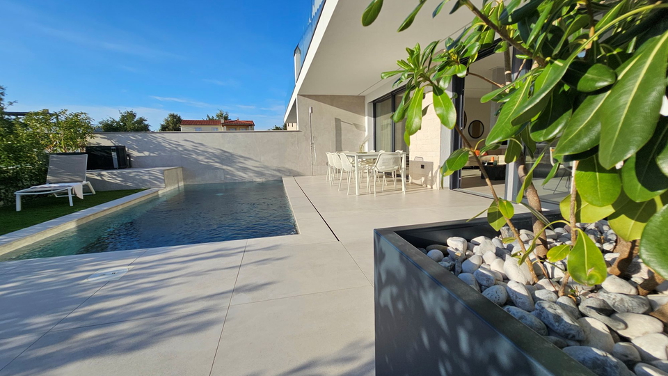 Luxury modern villa with a pool available for long-term rent