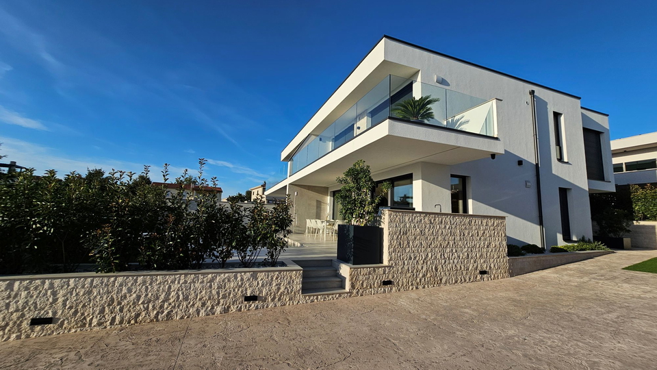 Luxury modern villa with a pool available for long-term rent