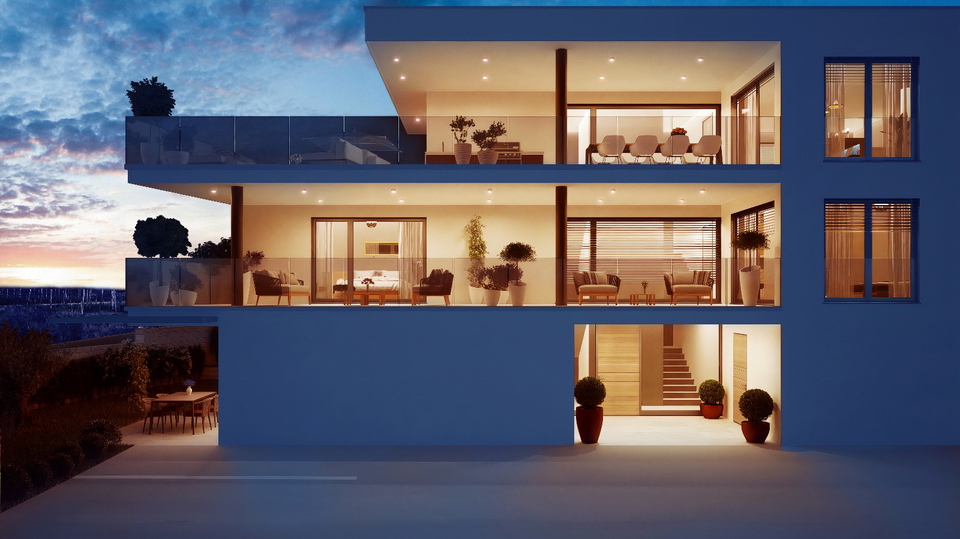 Residential building land with a sea view in Brtonigla