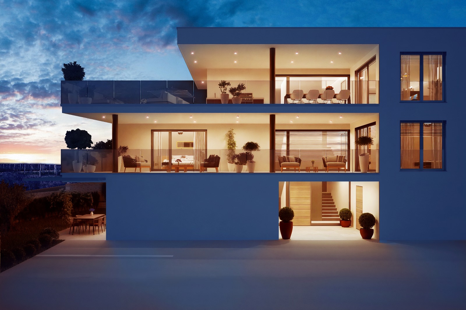 Residential building land with a sea view in Brtonigla