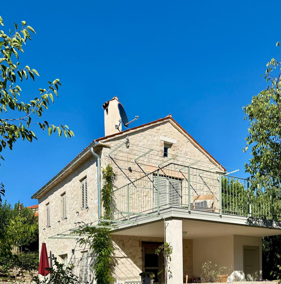 Neues Steinhaus in Brtonigla mit Meerblick