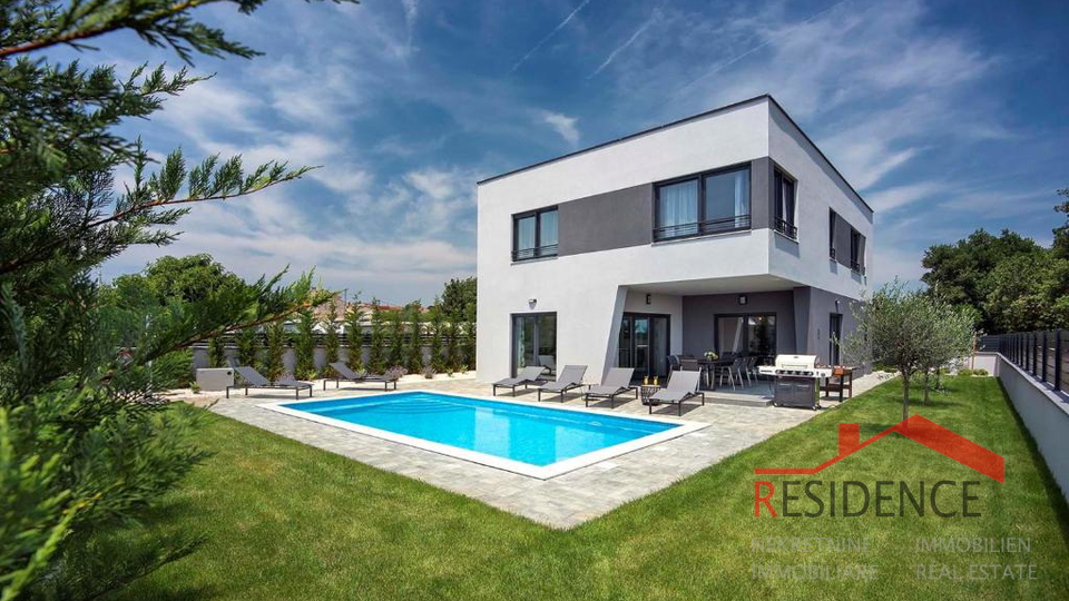 Jadreški, bellissima villa nuova con piscina