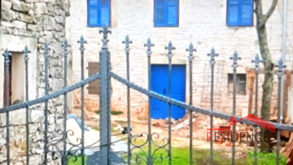 Žminj,  istarska kamena kuća, pomoćni objekt, okućnica