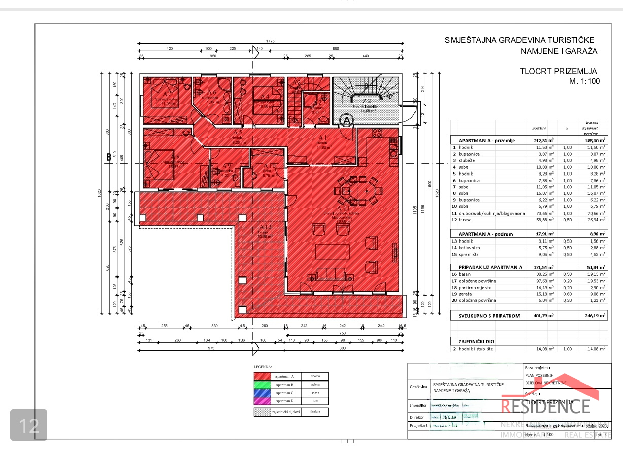 Banjole-Volme, prekrasan stan u prizemlju sa bazenom