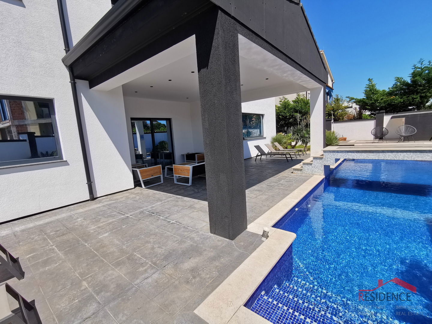 Banjole, Luxusvilla mit Swimmingpool, in der Nähe von Meer und Yachthafen