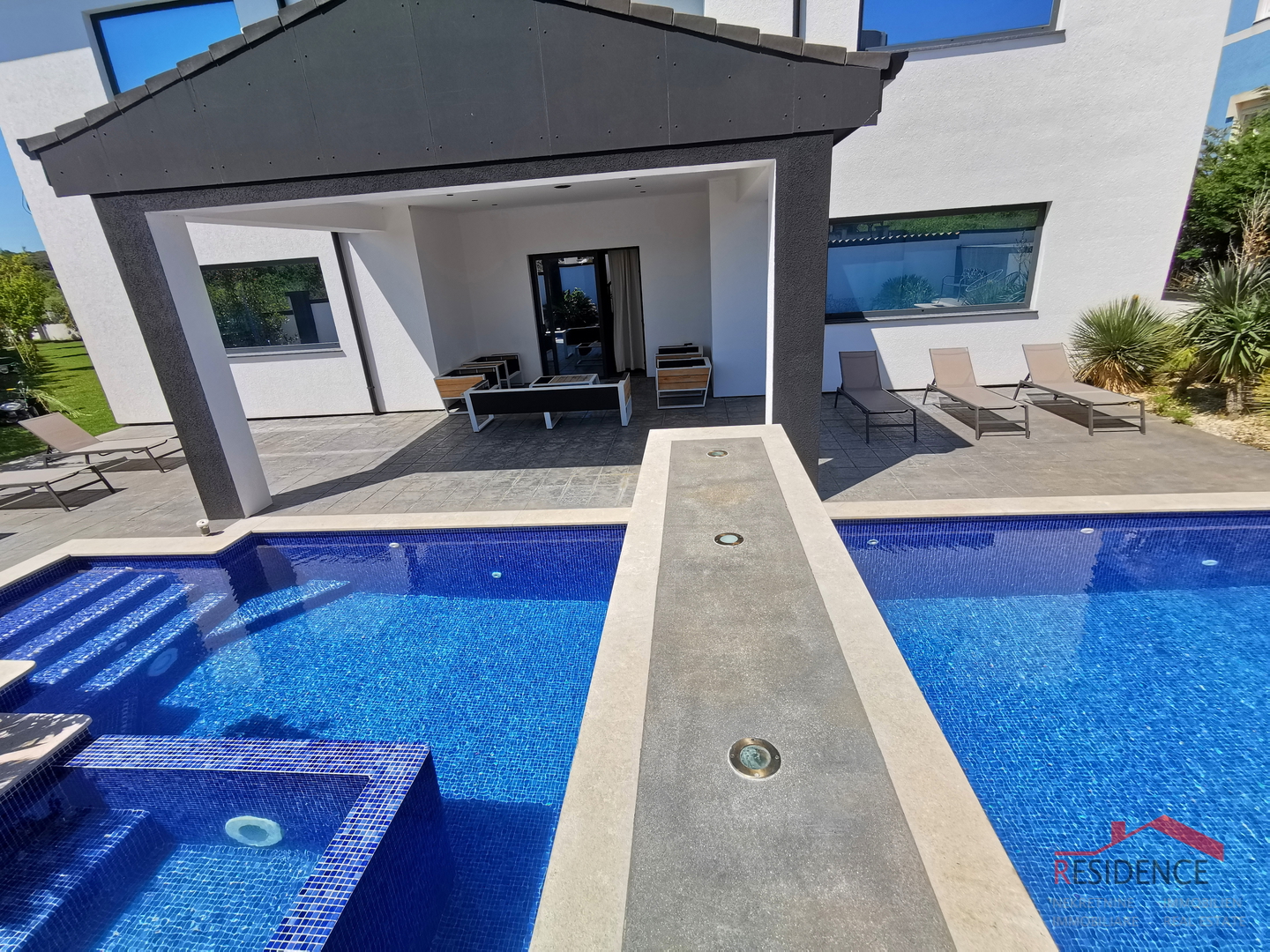 Banjole, Luxusvilla mit Swimmingpool, in der Nähe von Meer und Yachthafen