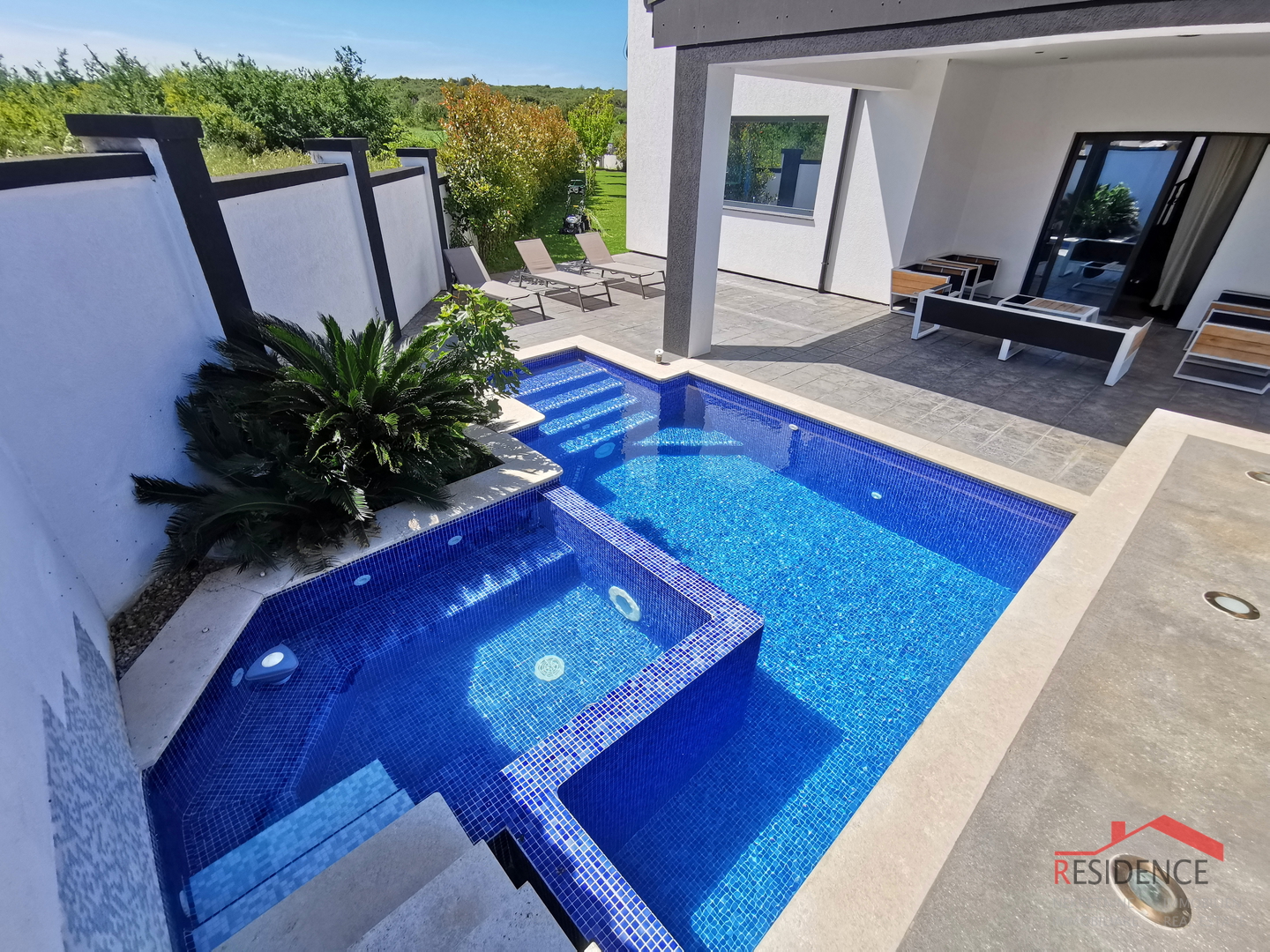 Banjole, Luxusvilla mit Swimmingpool, in der Nähe von Meer und Yachthafen