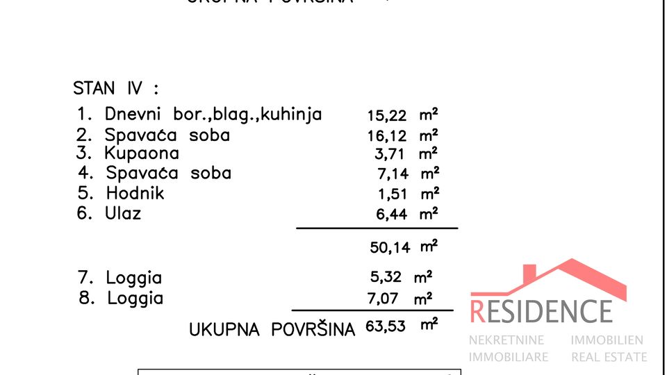 Pula-Veli Vrh, appartamento in nuova costruzione al secondo piano