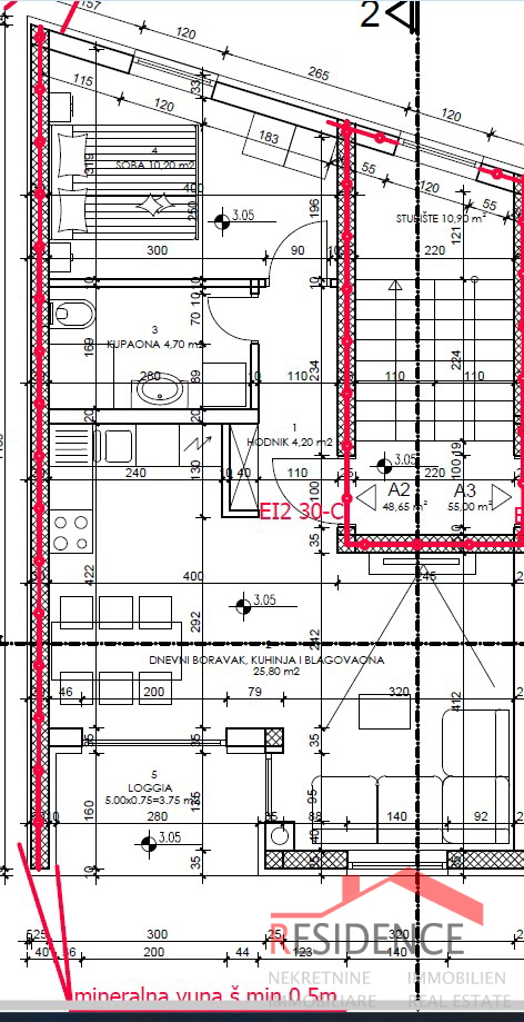Wohnung, Neubau, 1. Stock, 1 Schlafzimmer