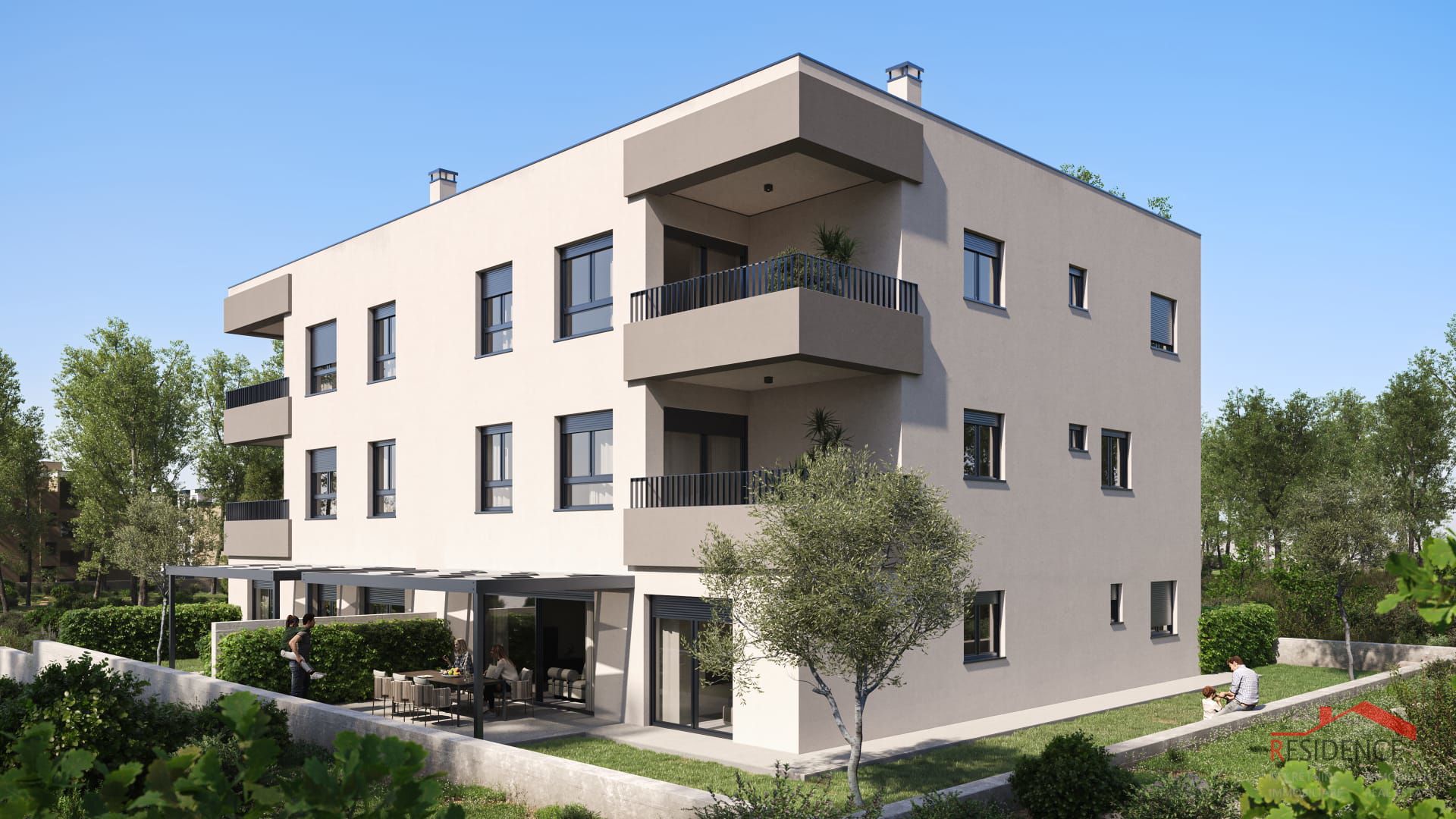 Veli Vrh, apartment on the first floor in a new building