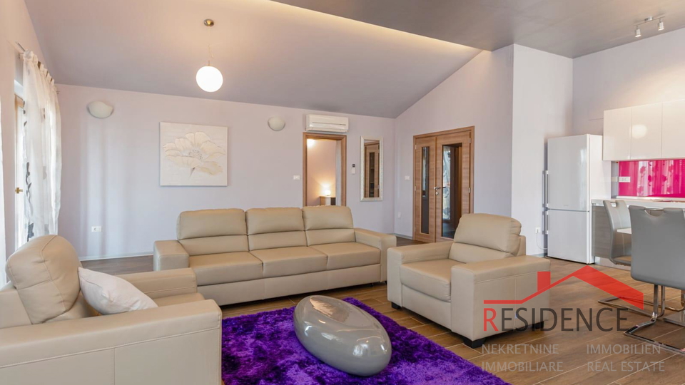 Banjole, Volme, schöne Wohnung im 2. Stock, Meerblick
