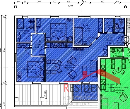 Wohnung, Volme, Banjole, in der Nähe des Meeres, 1. Stock