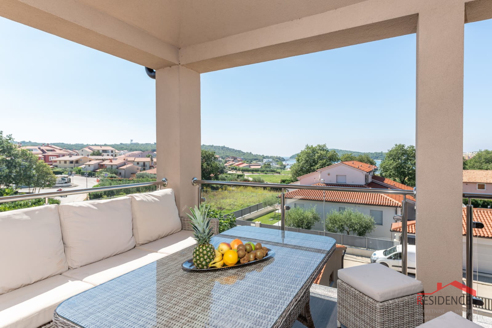 Banjole, Volme, schöne Wohnung im 2. Stock, Meerblick