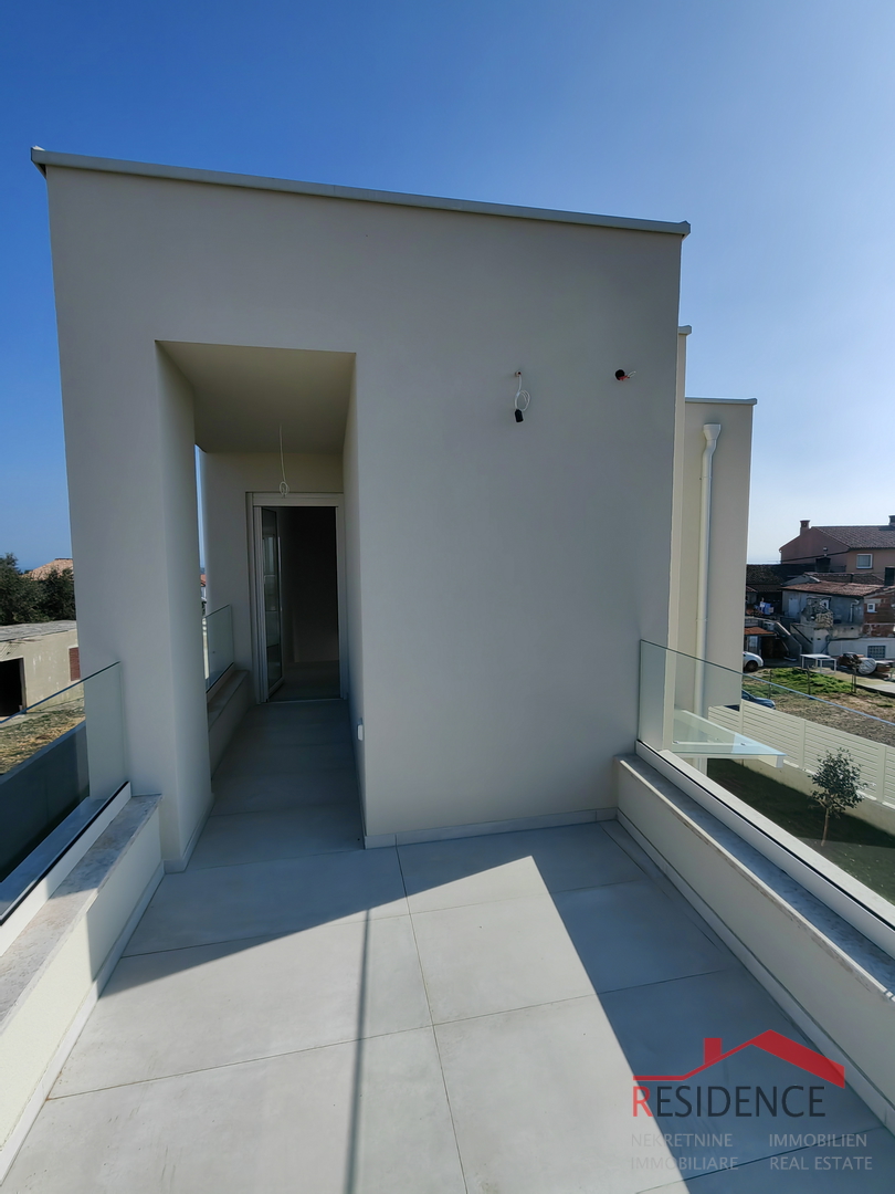 Ližnjan, nova villa s bazenom i pogledom na more