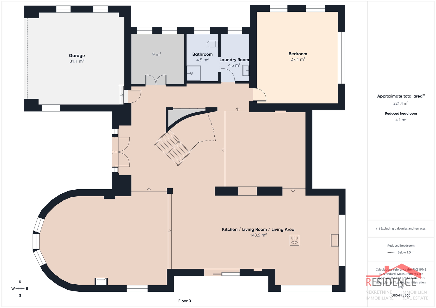 Banjole, Luxusvilla mit Swimmingpool, in der Nähe von Meer und Yachthafen