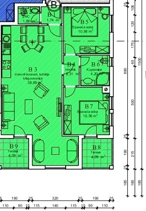 Banjole, Volme, Wohnung im 1. Stock in der Nähe des Meeres