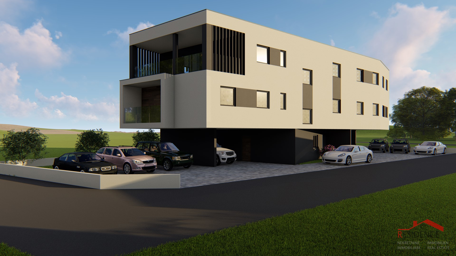 partment, new building, 1st floor, 2 bedrooms