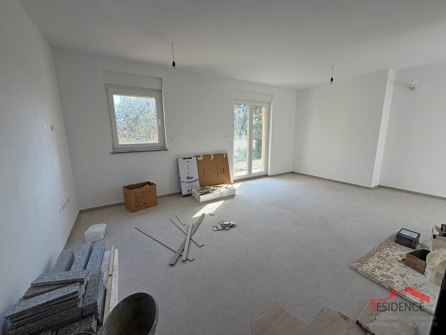 Pula, Valdebek, ground floor apartment, 2 bedrooms, parking space