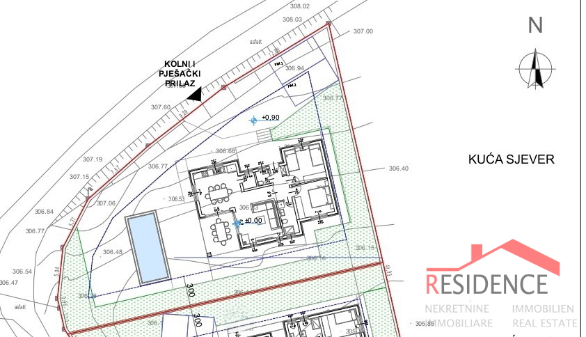 Neues Einfamilienhaus in der Nähe von Svetvičent