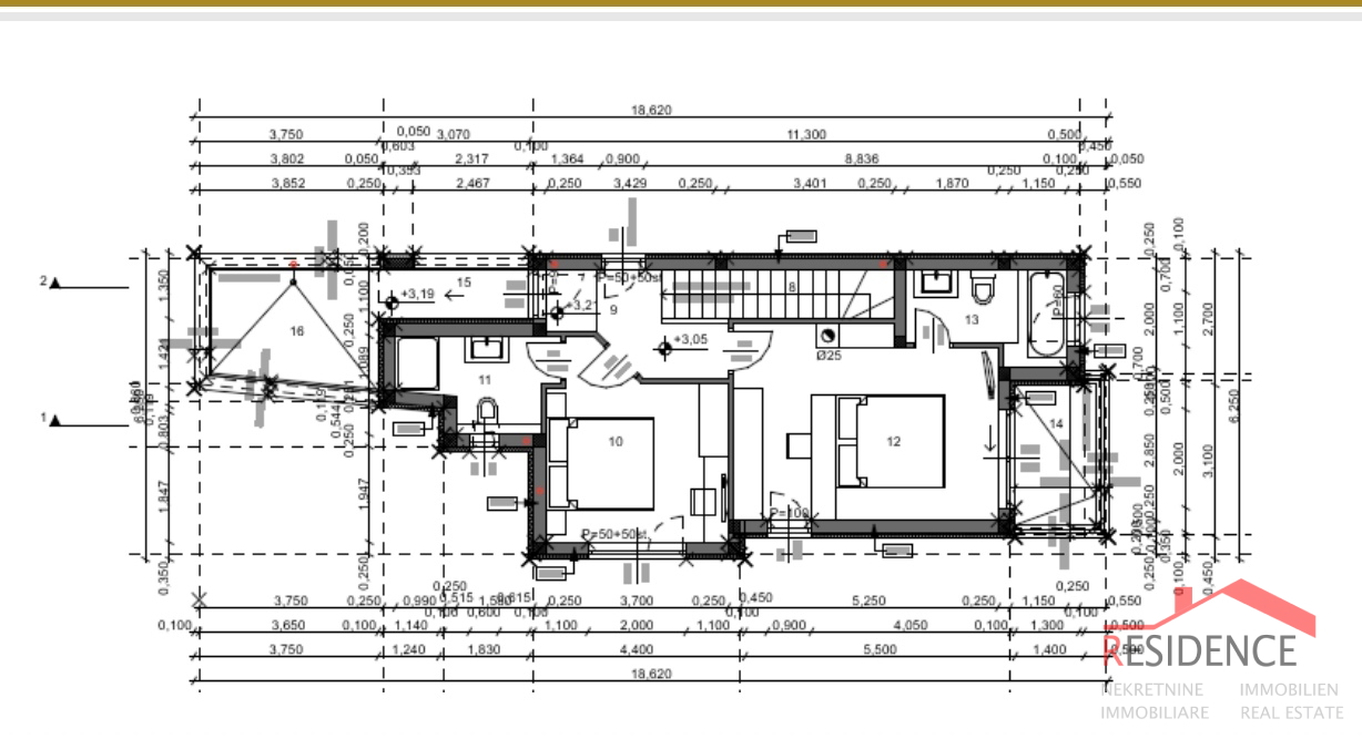 Ližnjan, nova villa s bazenom i pogledom na more